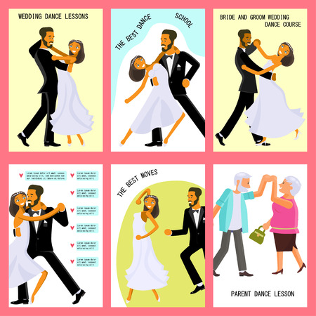 Wedding dance lessonsのイラスト素材