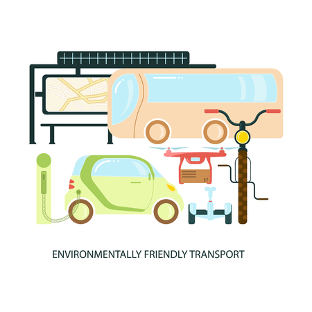 Solar energy Eco city vector illustration design.のイラスト素材