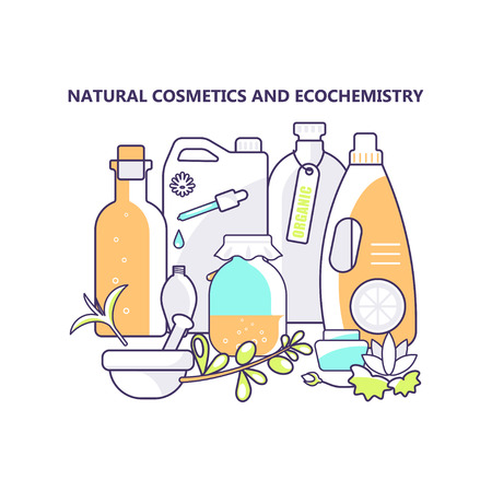 Eco technologies in the city.のイラスト素材