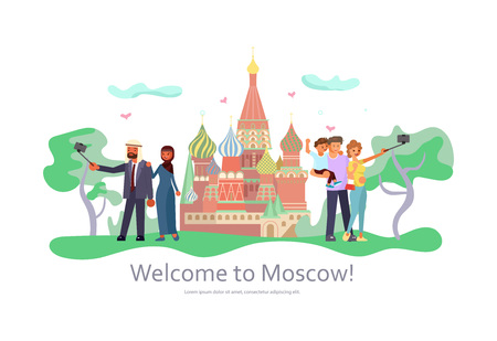 Worldwide traveling banner. Welcome to Europe travel. Famous landmarks of the world grouped together. Flat Art Vector illustrationのイラスト素材