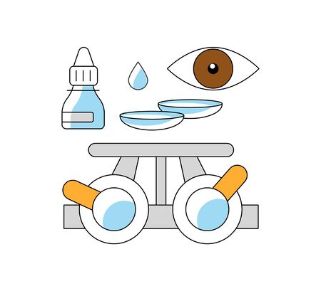 Medical and healthcare icon. Med outline sign isolated on white background. Suitable for infographic, websites and print media. Flat Art Vector Illustrationのイラスト素材