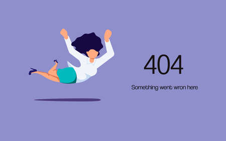 404 error not found web page.のイラスト素材