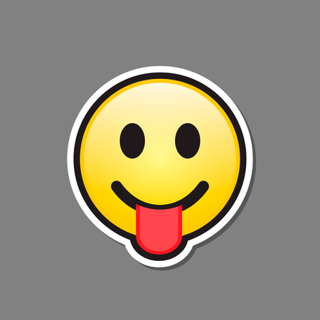 Smile icon vector illustrationのイラスト素材