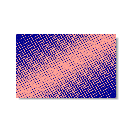 Dotted Cover Pink and Blue isolated on white background.のイラスト素材