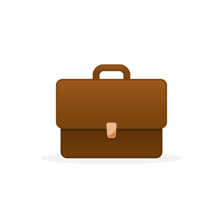 Briefcase Flat Icon. Vector isolated color illustration.のイラスト素材