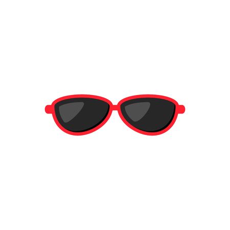 Sunglasses icon, Vector flat style isolated illustration.のイラスト素材
