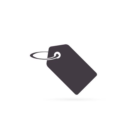 Price tag icon, price label symbol, Vector isolated flat illustration.のイラスト素材