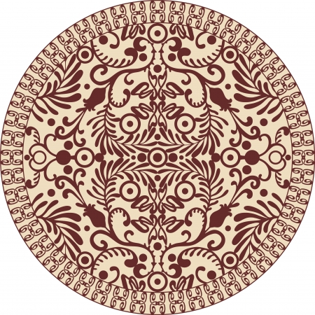 ornamental decorative circleのイラスト素材