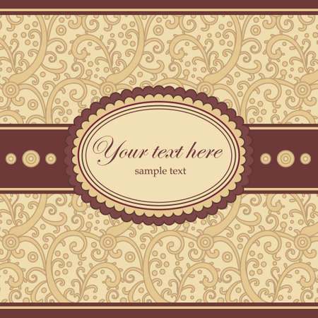 vector invitation design in retro styleのイラスト素材