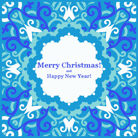 vecotr winter cardのイラスト素材