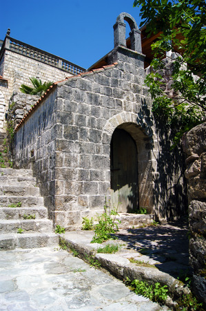 Church in Perastの写真素材