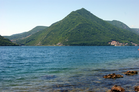 View from Perastの写真素材
