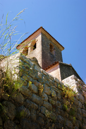 The bell tower of the church of St. Anthonyの写真素材