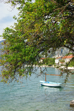 Quay in Dobrota Montenegro