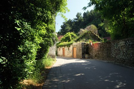 Summer day in Prcanjの写真素材
