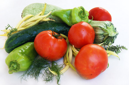 summer vegetablesの写真素材