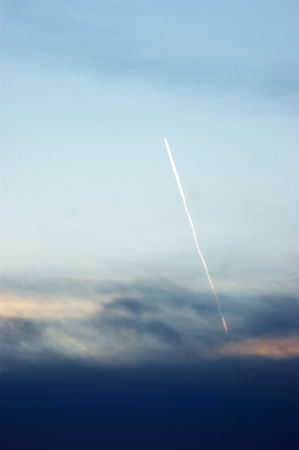 evening skyの写真素材