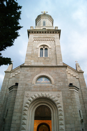 Orthodox Cathedral in Trebinje, Bosnia and Herzegovinaの写真素材