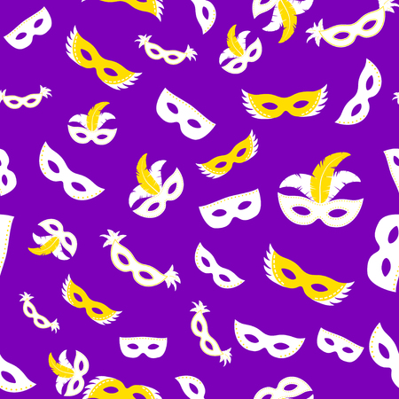 Vector illustration of cartoon seamless border background with carnival confettiのイラスト素材