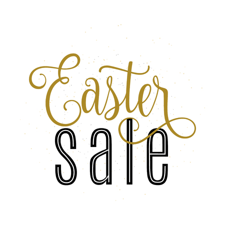 Vector illustration of easter sale banner templateの写真素材