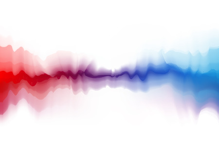 Vector illustration of color blur smoke moving shape for sound visualization. Futuristic dynamic...