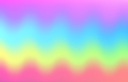 Unicorn rainbow wave background. Mermaid galaxy pattern. Pastel pink, blue, green, yellow, violet purple color. Vector illustrationのイラスト素材