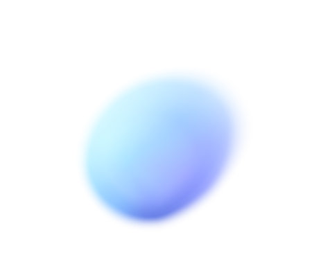 Color gradient round shape vector abstract background. Bright watercolor effect mesh with transparent part along the border, organic formのイラスト素材