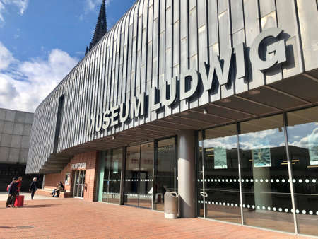 Cologne, Germany - March 8, 2019: The Museum Ludwig in Cologne houses modern artのeditorial素材