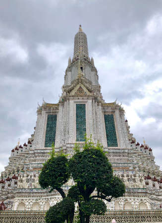 Bangkok, Thailand - November 1, 2019: Beautiful architecture in Wat Arun templeのeditorial素材