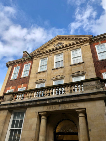 Cambridge, United Kingdom - October 18, 2019: Cambridge Arts Schools buildingのeditorial素材