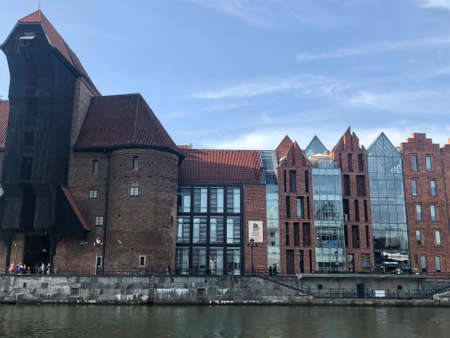 Gdansk, Poland - October 16, 2018: Gdansk Craneのeditorial素材