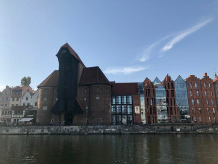 Gdansk, Poland - October 16, 2018: Gdansk Crane