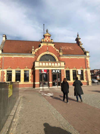 Gdansk, Poland - October 16, 2018: Gdansk KFCのeditorial素材
