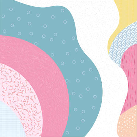 abstraction from different colors and different texturesのイラスト素材