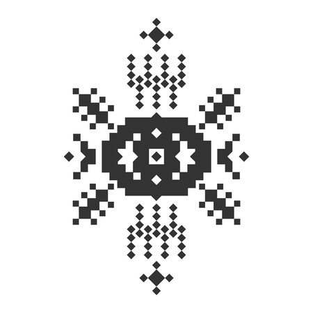 Vector Tribal elements, ethnic collection, aztec stile, tribal art, tribal design  isolated on white backgroundのイラスト素材