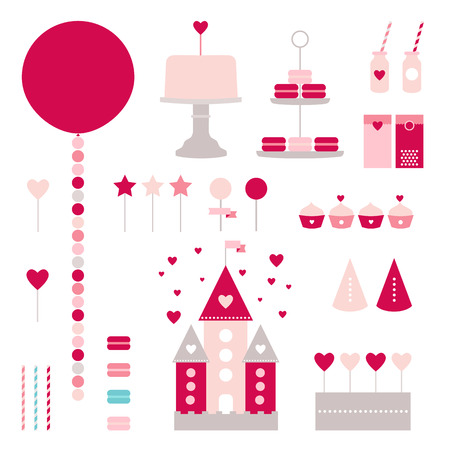 Happy birthday collectionのイラスト素材