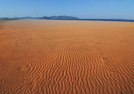 Sand desert, Primorye, Khasan, Far East Russia