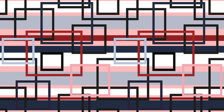 vector seamless abstract geometric colored backgroundのイラスト素材