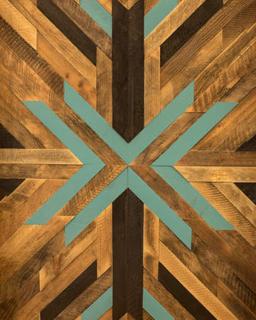 pastel wood wooden white blue With plank texture wall background Through use wash Giving a feeling of looking old and beautifulの写真素材