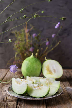 Barattieri are kind of Italian cucumberの写真素材