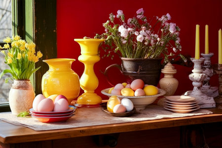 Easter Warmth: Sunny Tabletop Displayの素材