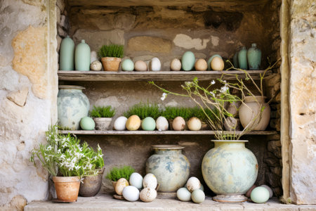 Easter stone Alcove: Rustic Serenityの素材