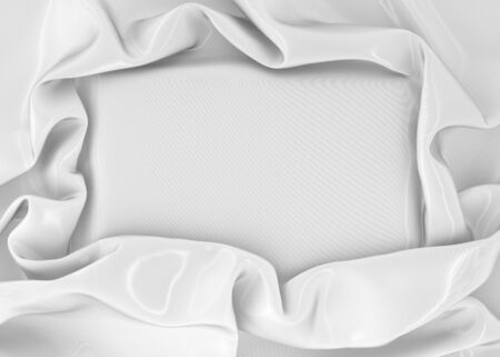 Abstract silk in the windの写真素材