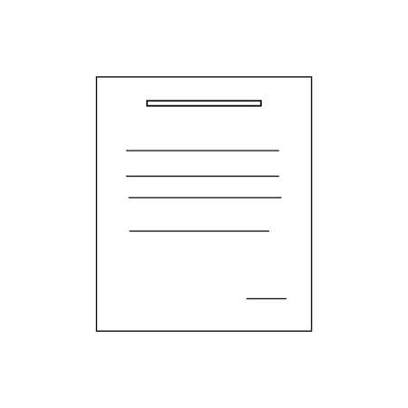 Application form. Flat icon. Business concept. Document background. Line art design. Vector illustration. Stock image.のイラスト素材