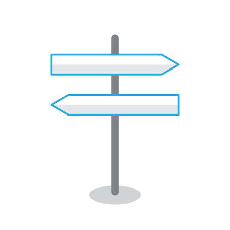 Road signs, great design for any purposes. Location icon. Vector illustration. stock image.のイラスト素材