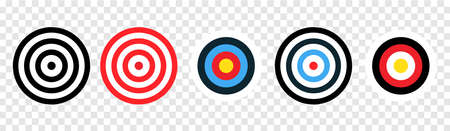 colored targets. Vector illustration. stock image.のイラスト素材