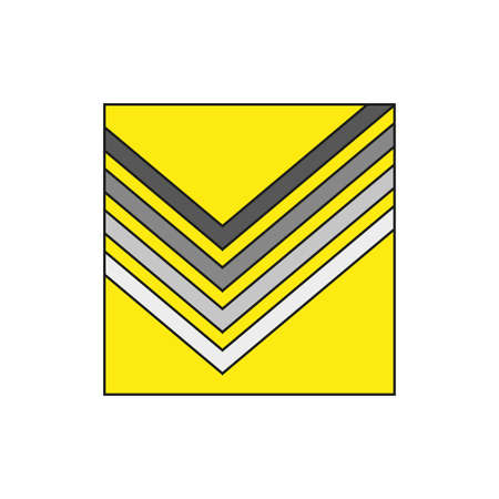 Yellow background black lines. Business concept. Vector illustration. stock image.のイラスト素材