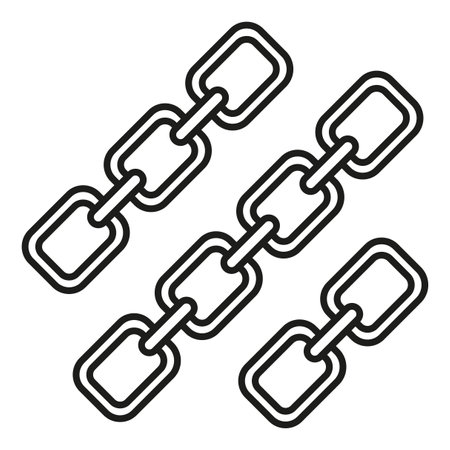 Chain icon. Communication, internet concept. Internet network. Vector illustration. stock image.