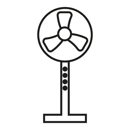 fan icon. Simple flat symbol. Vector illustration. Stock image.のイラスト素材