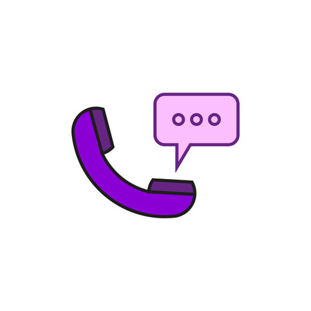 tube message. Telephone sign. Information sign business concept. Call symbol. Vector illustration. stock image.のイラスト素材